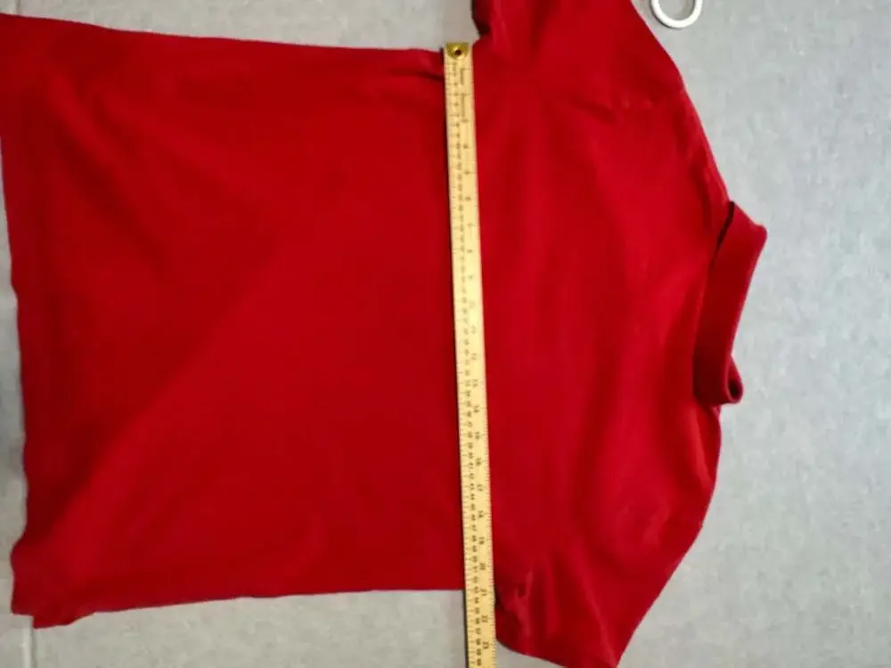 Polo Ralph Lauren Custom Slim Fit Red Short Sleeve Polo Shirt Men's Large